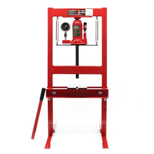 Hydraulische pers - HELLOSHOP26 - 6 ton - Manometer - Staal - Verstelbaar 2