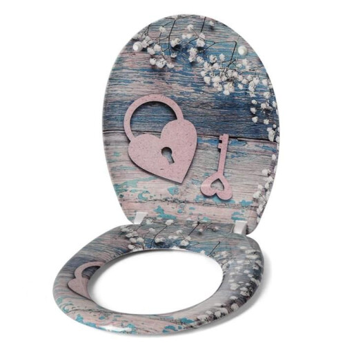 Sedile WC con chiave a cuore per abbassamento automatico 19_0000733 2