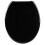 Sedile WC con abbassamento automatico in duroplastico nero 19_0000693 1