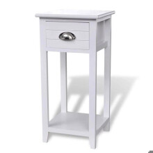 Criar de noite, cabeceira, cómoda, armário, móvel de quarto com 1 gaveta branca 1402168