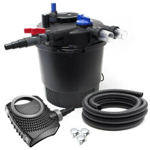 Kit set bassin 40000 liter 36 watt UVC pomp 10000 l/h slang 10 m filterkit 16_0001935
