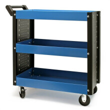 Servante d’atelier chariot mobile outillage desserte 3 niveaux boite à outils 16_0001521
