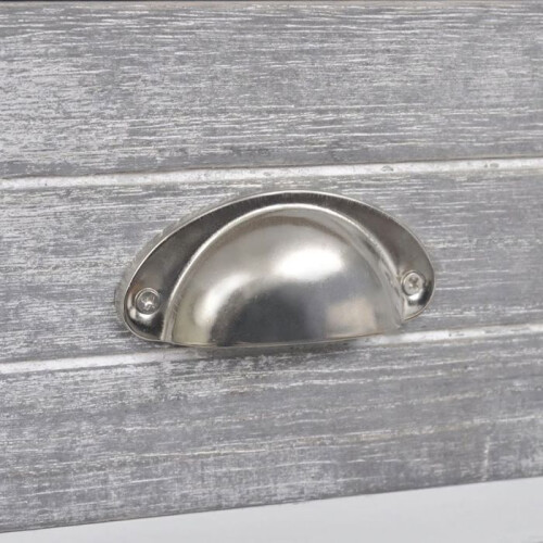Mesa de cabeceira, comodas, armário, móveis de quarto 2 pcs com 2 gavetas cinza e 2
