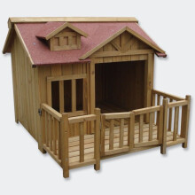 Niche per cani XL casa in legno massiccio terrazza 3716051