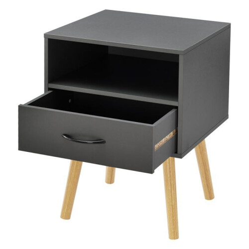 Table de chevet de nuit commode à tiroir meuble bas avec espace de stockage 57 1