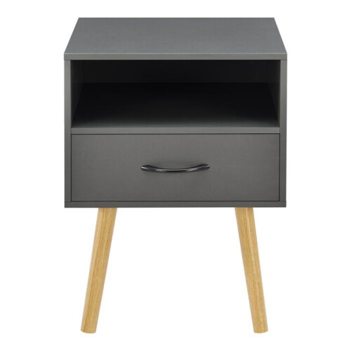 Table de chevet de nuit commode à tiroir meuble bas avec espace de stockage 57