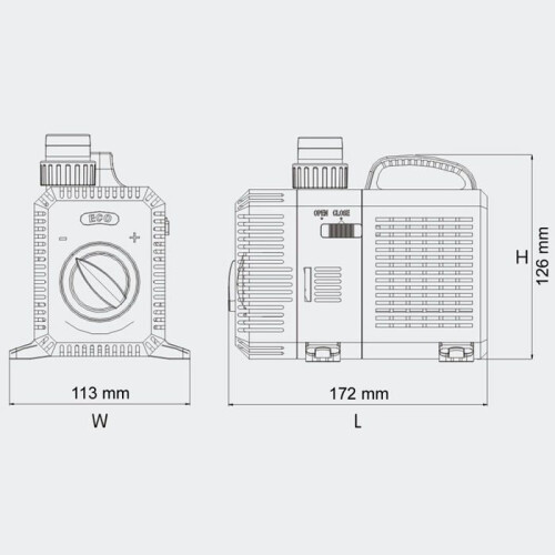 Teichpumpenfilter Flussfilter Eco 4500l/h 30 Watt 4216023/2 1