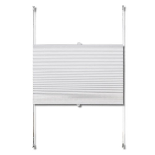 Store plissé en blanc 100 x 200 cm 4102187 2