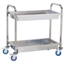 Professionele inox keuken serveertrolley 2 bakken max 320 kg 3614114