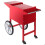 Professionele popcornkar staal rood 3614065 1