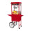 Professionele rode popcornmachine 1 600 watt met kar 3614068 1