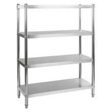 Estante de cozinha profissional inox 4 andares 120 x 48 cm máx 600 kg 3614119