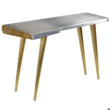 Mesa de escritório móvel de trabalho em informática estilo aviador vintage 120 cm 0502084