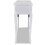 Coiffeuse blanche avec 3 tiroirs meuble d'entrée design rétro 1402006 3