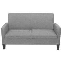 Canapé de 2 lugares para sala de estar casa interior 135 x 65 x 76