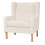 Conjunto de sofás 2 peças tecido branco creme 02_0019689 3