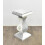 Crushed Crystal Diamond End Table Mirror White Silver Glitter 60x40 Cm 2