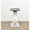 Crushed Crystal Diamond End Table Mirror White Silver Glitter 60x40 Cm 3