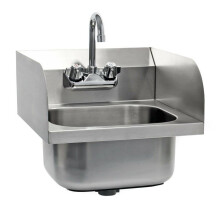 lavabo in acciaio inox cucina vasca quadrata lavamani lavabo rubinetto 16_0002396