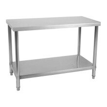Table de travail inox professionnel 120 x 60 cm capacité de 137 kg 14_0003682