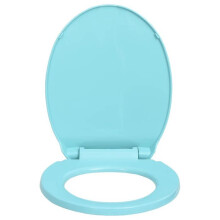 Toiletzitting - HELLOSHOP26 - Ovaal - Polypropyleen - Groen - Zachte sluiting