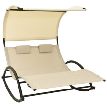 Transat - HELLOSHOP26 - Doble - Acero robusto - Tejido textilene transpirable - Toldos UV
