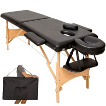 Massagetisch 2 Zonen mit schwarzem Tragetasche 08_0000464
