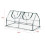 Châssis de jardim com 2 janelas em aço e PVC 120 x 60 x 60 2