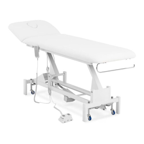 Professionele massagetafel metalen frame PU-wit 14_0003631