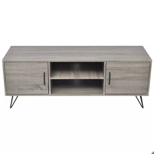 Buffet para televisão design prático 120 cm cinza 2502259