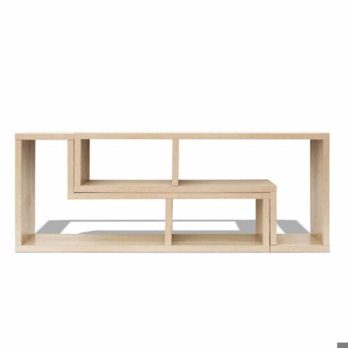 TV-Buffet Möbel Design praktisch doppelt L-Form Eiche 2502055 1
