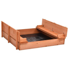 Cassa da sabbia 95 x 90 x 15 cm in legno di abete 02_0005053