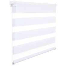 Store enrouleur zebra day and night rouleau double couche 100x220 cm blanc 19_0000853