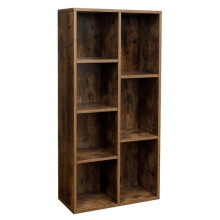 Bibliothèque à 7 compartiments étagère à 7 cubes ouverts rangement pour salon et bureau 50