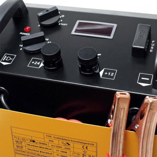 Chargeur de batterie rapide - HELLOSHOP26 - 12V/24V - Professionnel - Mobile - Multicolore 2