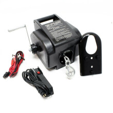 Guincho elétrico 12 volts tração até 2267 kg guincho de cabos manivela 16_0000522