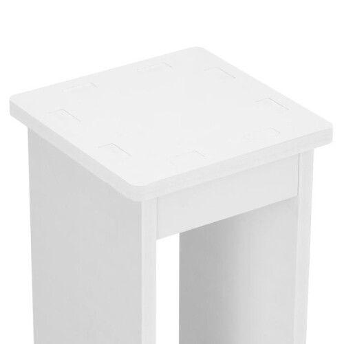 Mobile colonna per bagno, mobile di stoccaggio con 3 ripiani aperti. 2