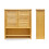 Armadio per bagno bambù 66 x 62 cm 3213029 1