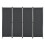 Sichtschutz aus 4 Polyester-Panels 215 x 170 cm schwarz 03_0006553 4