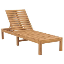 Transat silla larga tumbona cama de jardín terraza mueble de exterior madera de teca sólida 02_0012714