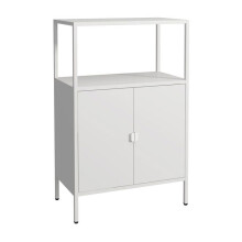 Armário de escritório armário de escritório móvel de armazenamento para sala de estar escritório quarto ateliê aço 110 x 70 x 40 cm cinza cla