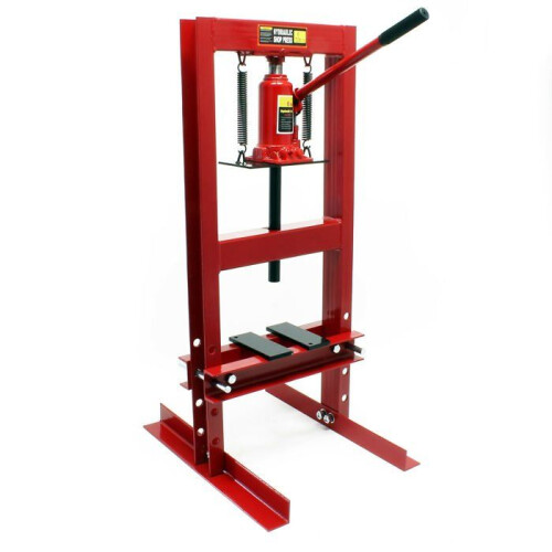 Hydraulische pers - HELLOSHOP26 - 6 ton - Metalen frame - Verstelbare hoogte - Multifunctioneel
