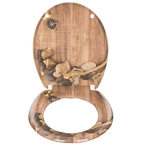 Hochwertiger WC-Sitz mit Scharnierverschluss 1