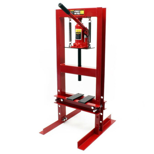 Hydraulische pers - HELLOSHOP26 - 6 ton - Metalen frame - Verstelbare hoogte - Multifunctioneel 1