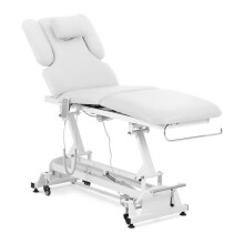 Professionelle elektrische Massagetisch Physiotherapie Behandlungsstuhl 2 Motoren 200 kg Weiß