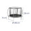Tuin trampoline - diameter 305 x 180 cm - 100 kg - net van 4