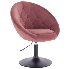 Sofá cama con reposabrazos de terciopelo rosa 19_0000338