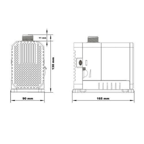 Koi vijverpomp 6000 liter per uur 100 watt eco 2