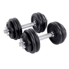 Kit haltères musculation avec barre d’extension 30 kg pour hommes et femmes musculation prise de
