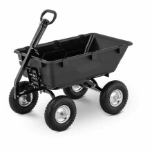 Carro de jardim - hillvert - Caixa basculante - 550 kg - 150 litros - 4 rodas